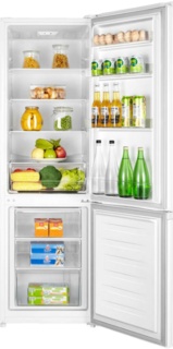 Двухкамерный холодильник Lex RFS 202 DF IX – технология охлаждения и система хранения